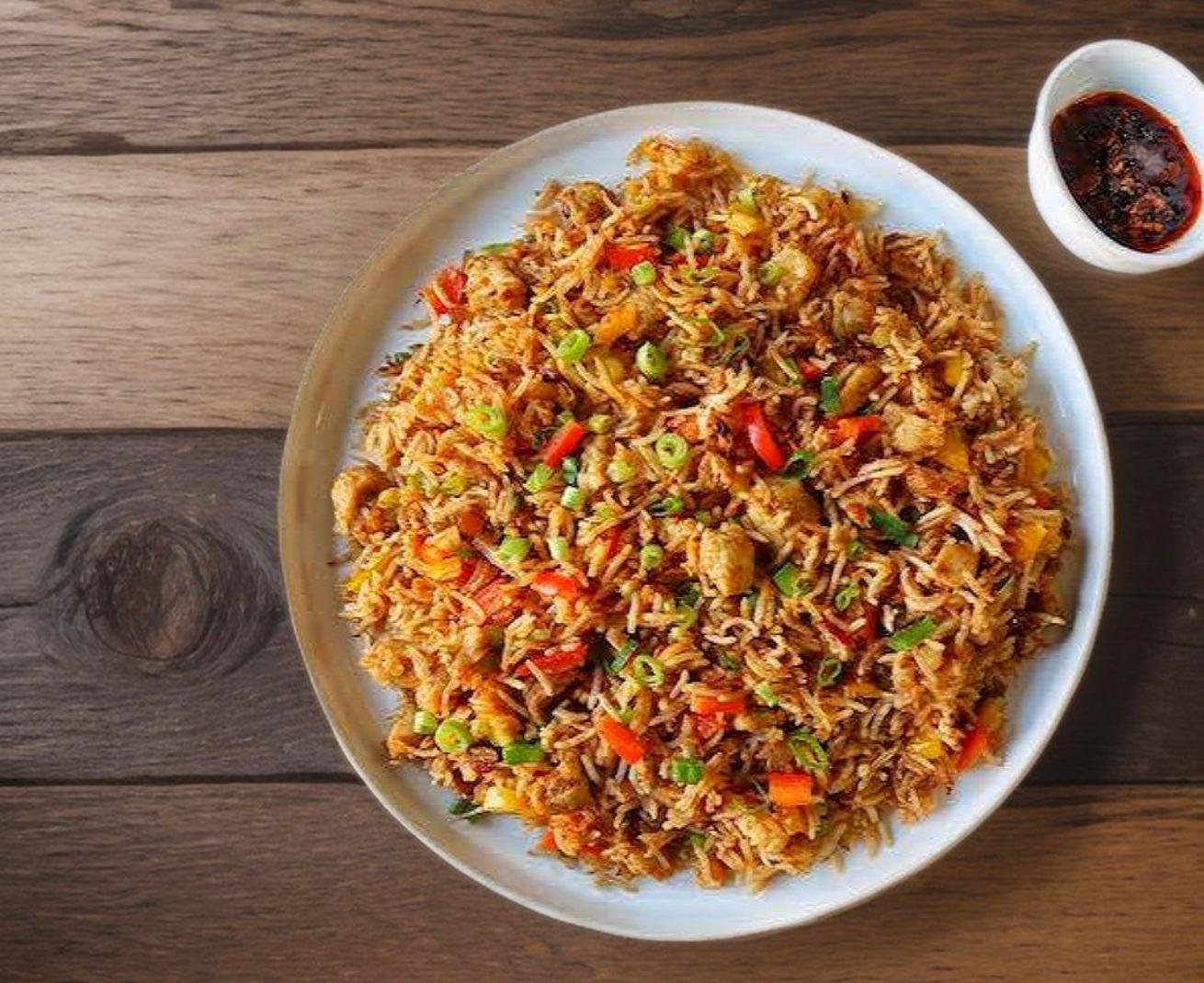 Sizzling Indian dishes on a table